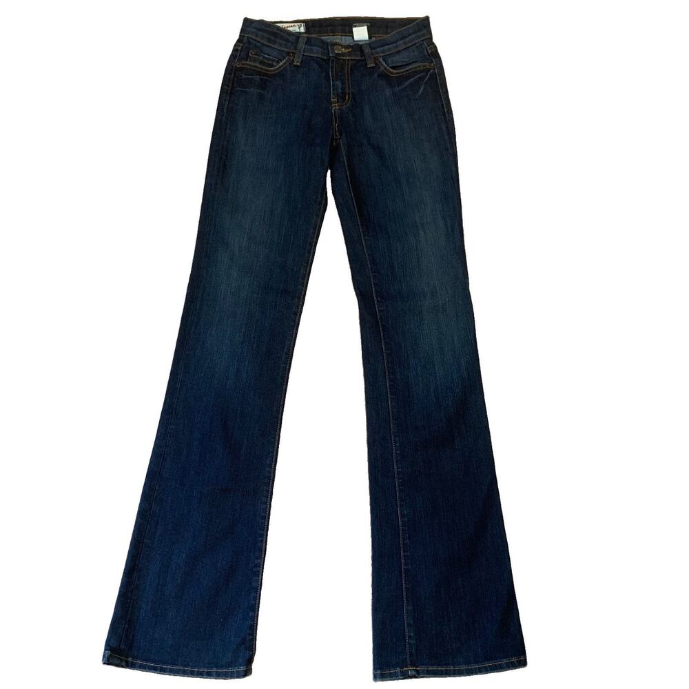 Red Engine Jeans Low Rise Bootcut Dark Wash Y2K Made in USA Size 25 27x33